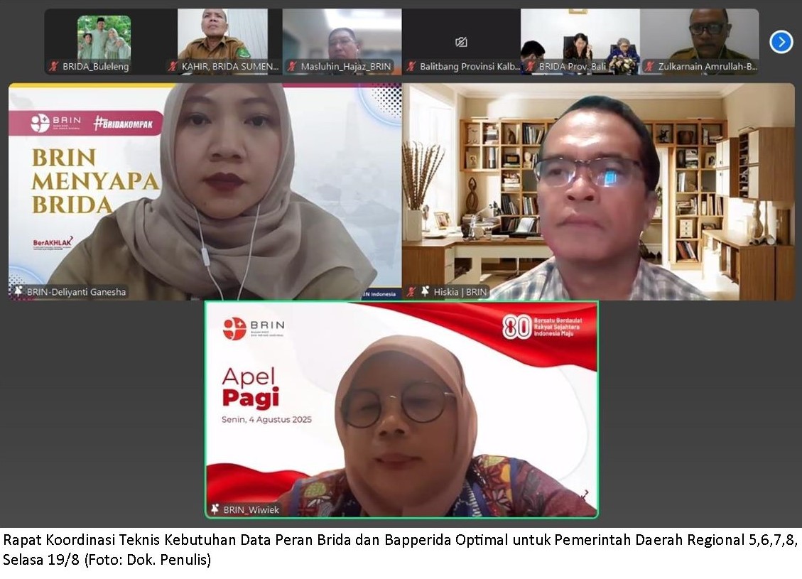 Peran Brida dan Bapperida Optimal untuk Pemerintah Daerah di Regional 5,6,7,8