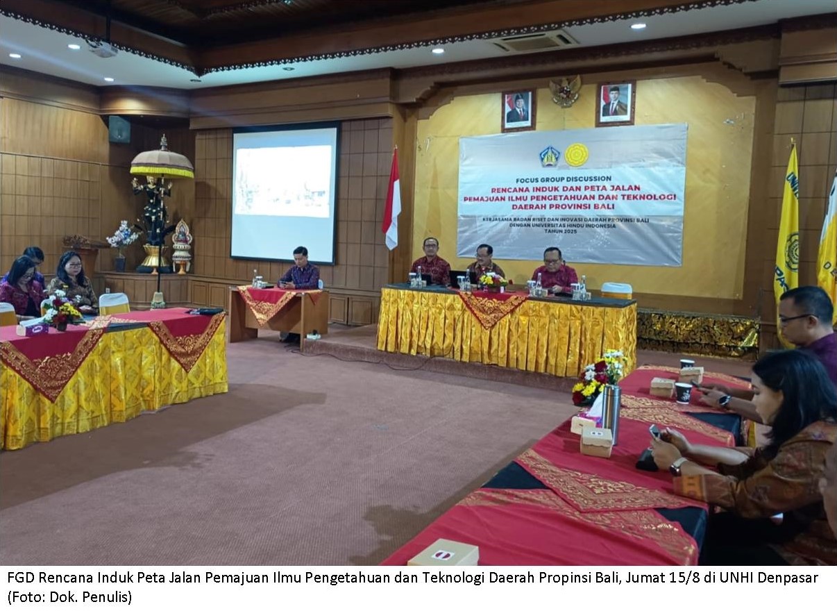 FGD RIPJPID Provinsi Bali Serap Aspirasi Kebijakan Riset dan Inovasi