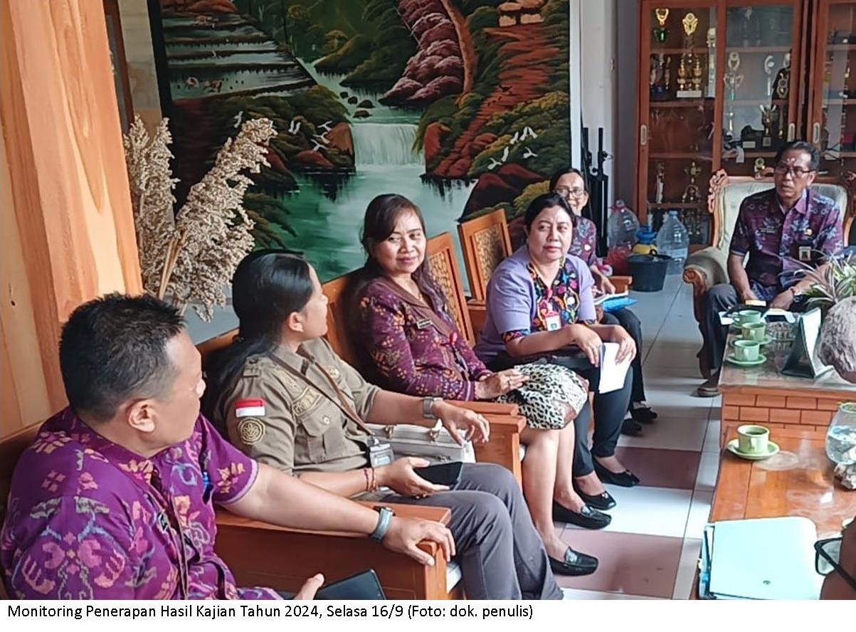 Brida Buleleng Tinjau Penerapan Hasil Kajian Tahun 2024