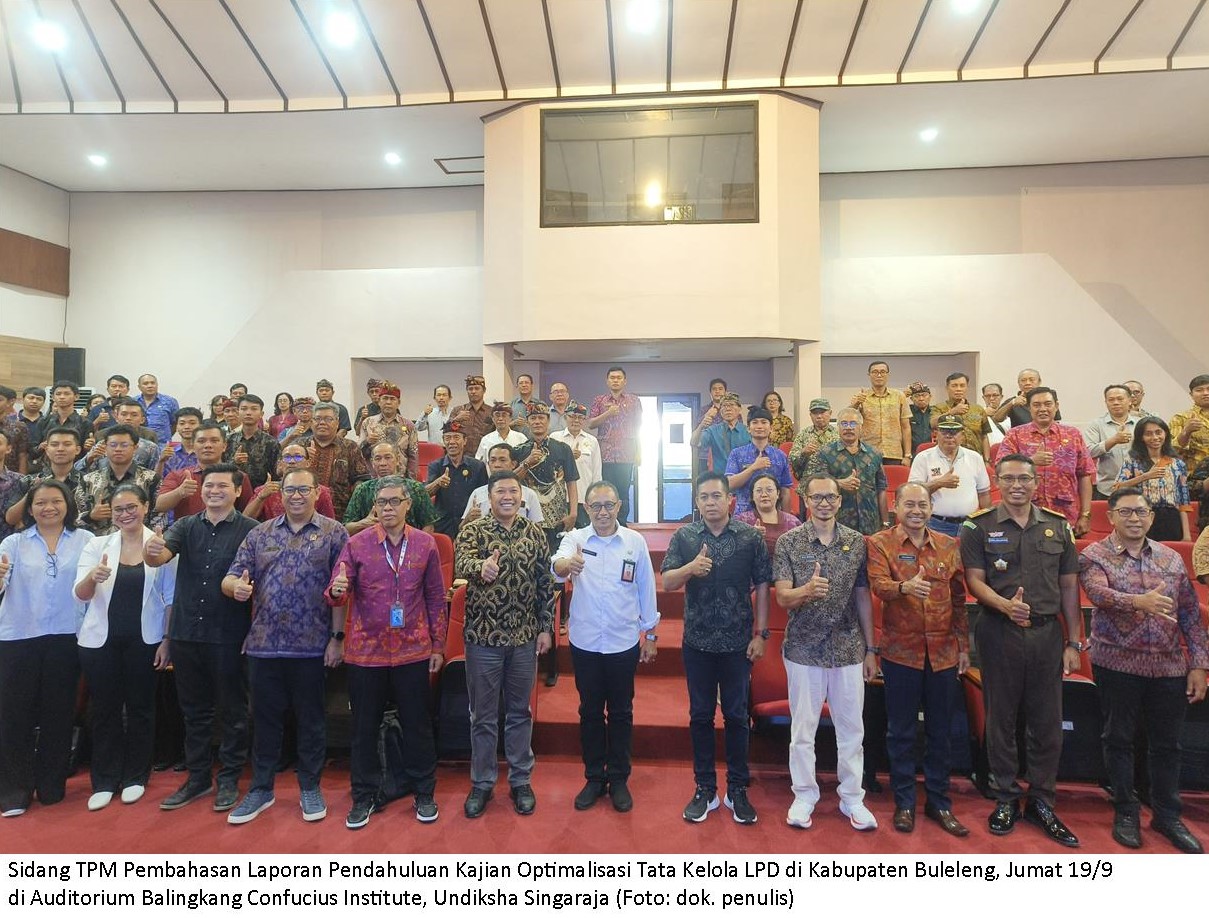 Brida Sidang TPM Kajian Optimalisasi Tata Kelola LPD di Buleleng