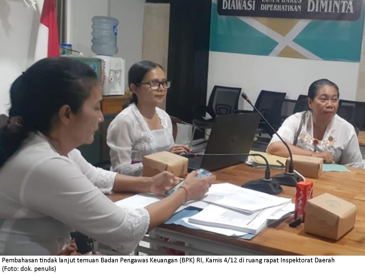 Brida Buleleng Tindaklanjuti Temuan BPK RI