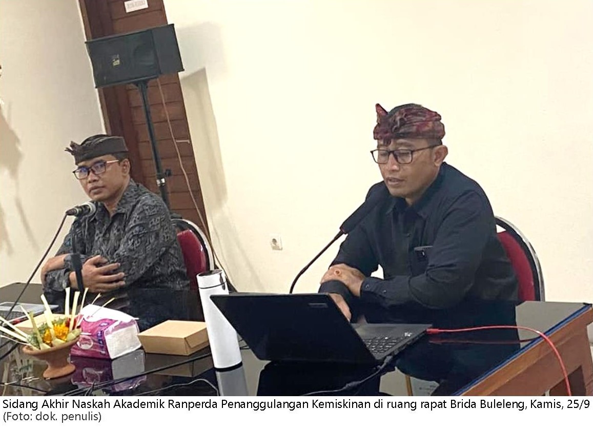 Brida Buleleng Sidang Akhir Naskah Akademik Ranperda Penanggulangan Kemiskinan