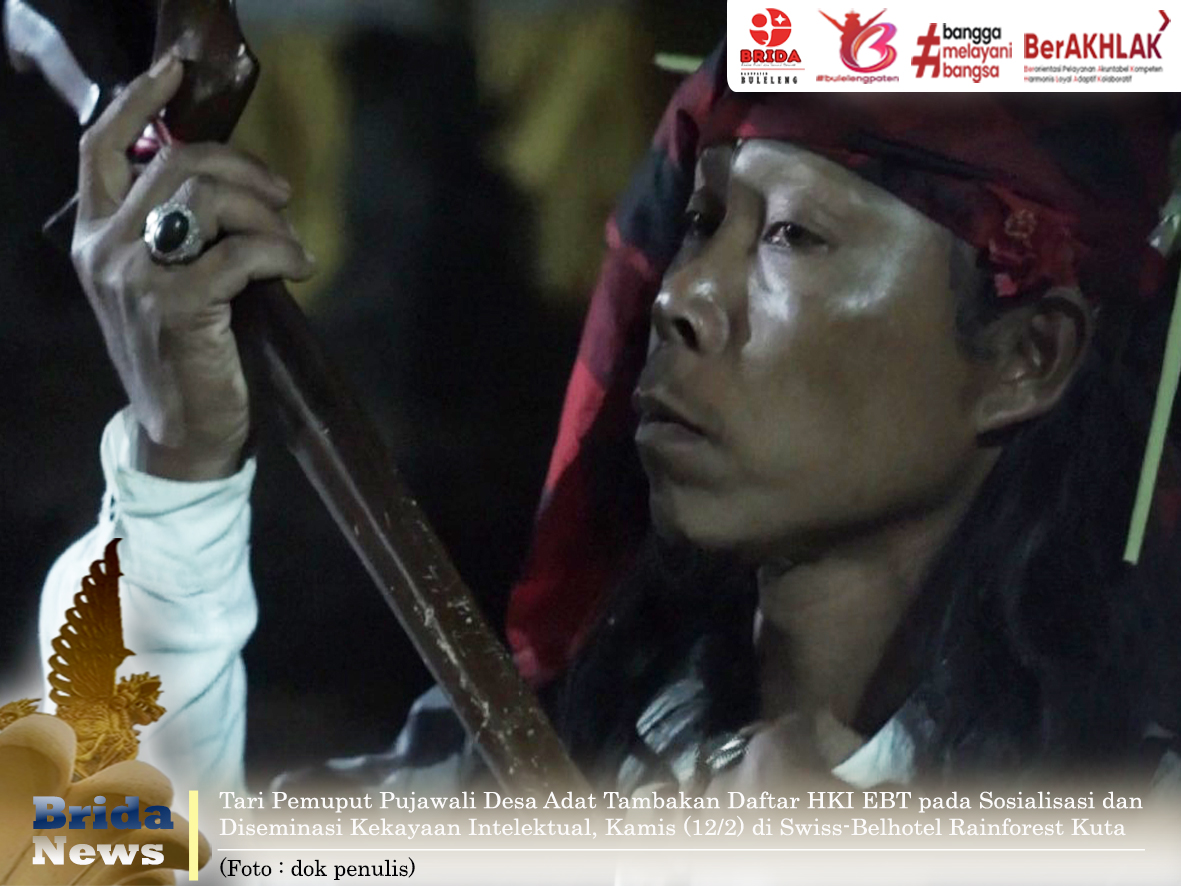 Tari Sakral Desa Adat Tambakan Didaftarkan Sebagai HKI Ekspresi Budaya Tradisional