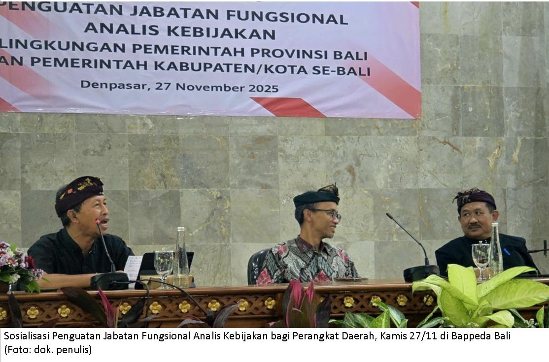 Brida Bali Sosialisasikan Penguatan JF Analis Kebijakan