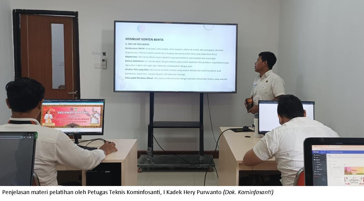 Pelatihan Website Optimalkan Publikasi di Pemkab Buleleng