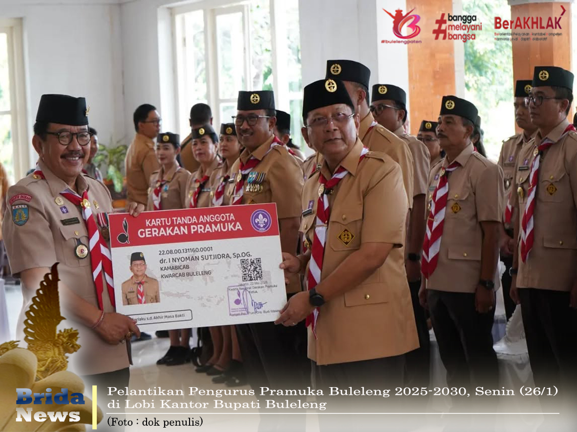 Pengurus Baru Pramuka Buleleng Resmi Dilantik