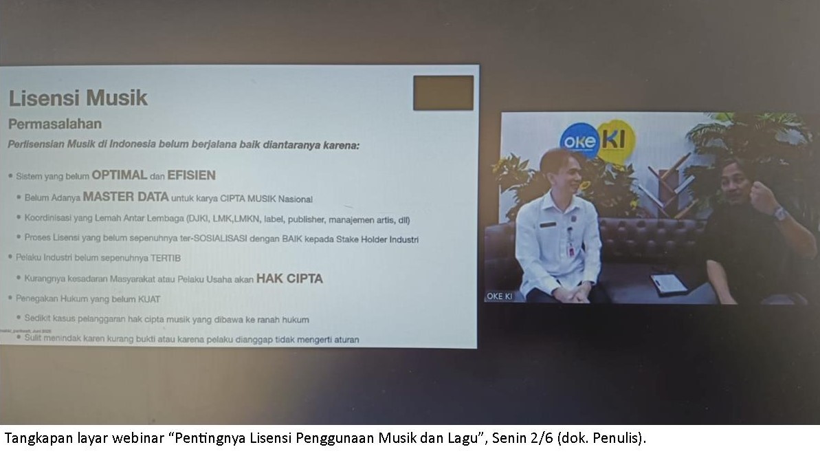 DJKI Edukasi Pentingnya Lisensi Penggunaan Musik dan Lagu