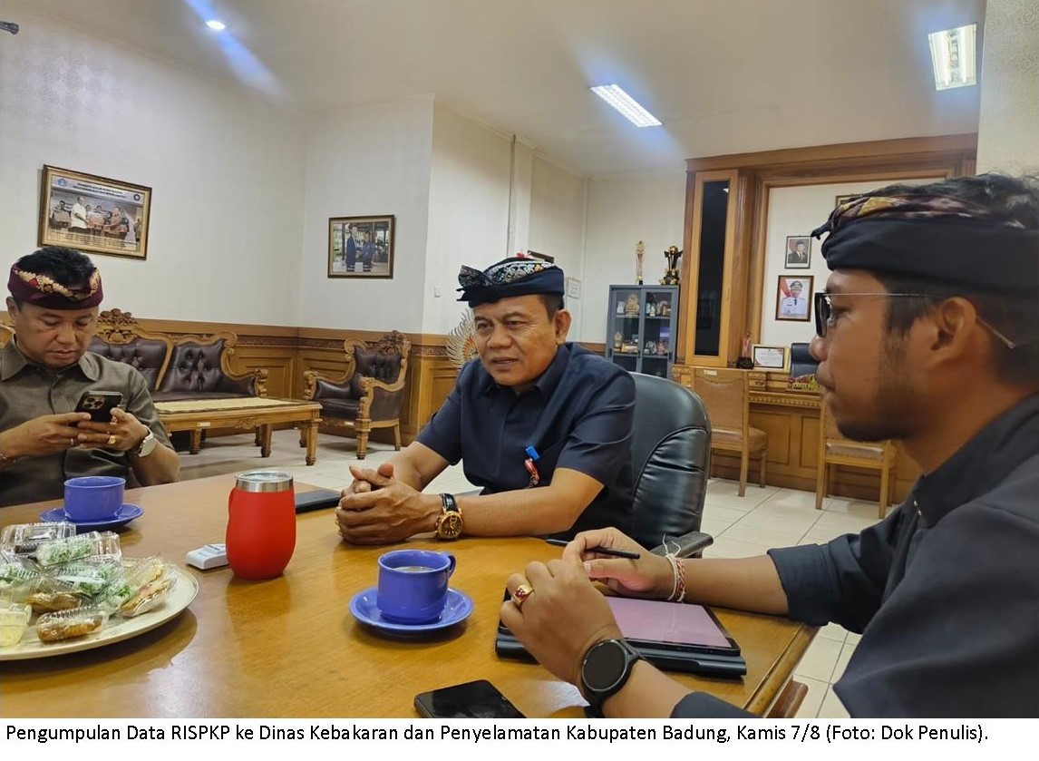 Tim Gabungan Brida dan Undiksha Singaraja Kunjungi Dinas Kebakaran dan Penyelamatan Badung, Kumpulkan Data RISPKP