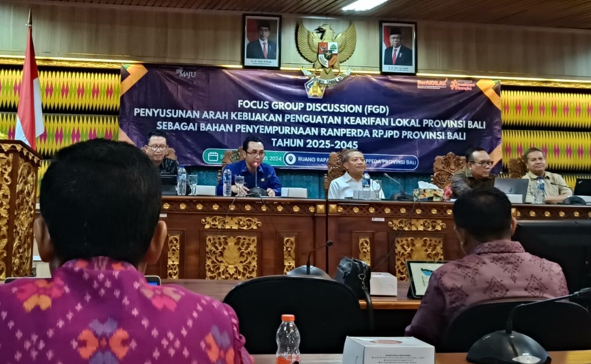 Kearifan Lokal Penting Dalam Penyelarasan RPJPD 100 Tahun Bali Era Baru