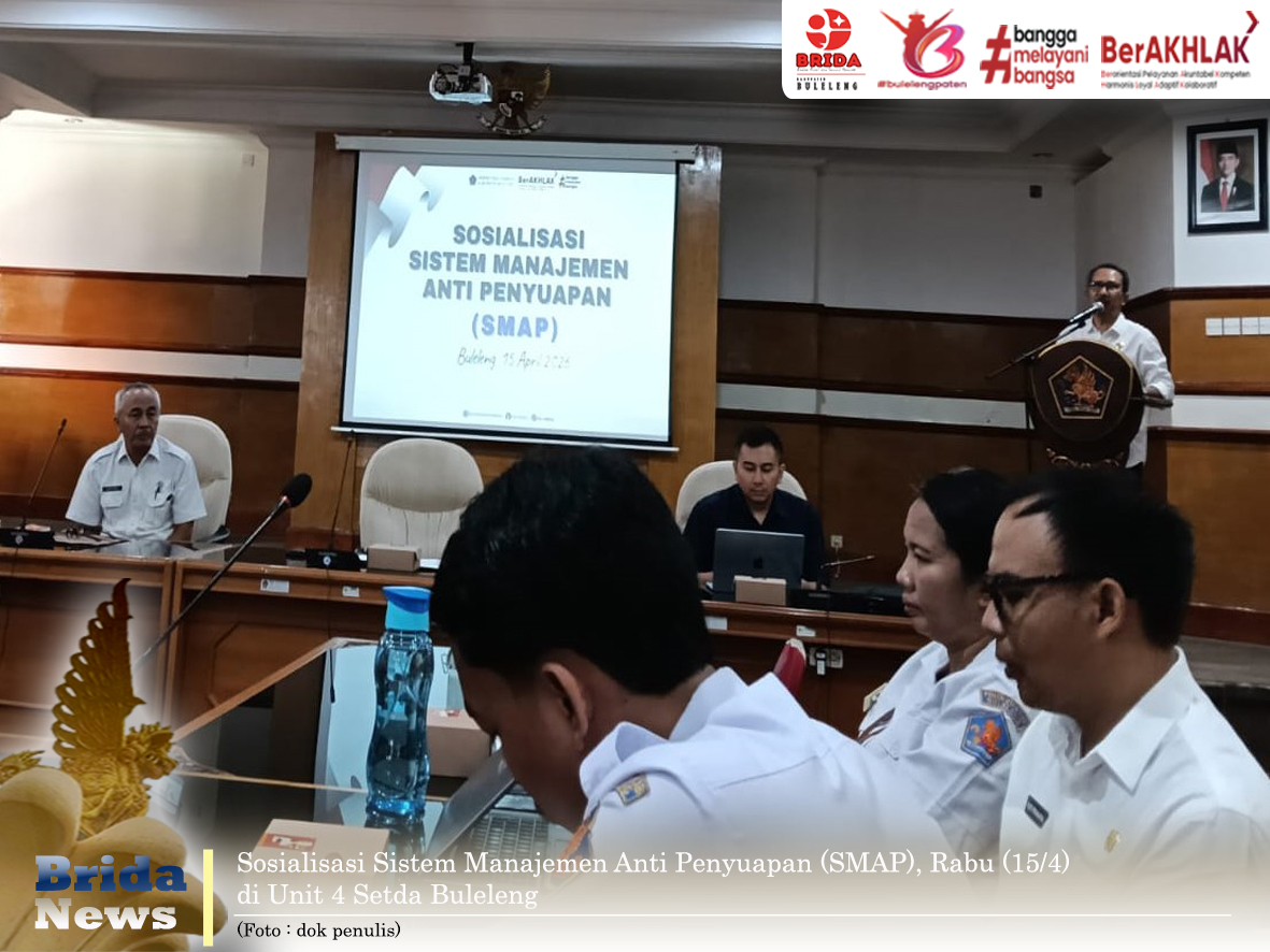 Buleleng Sosialisasikan SMAP Diharapkan Cegah Praktek Penyuapan