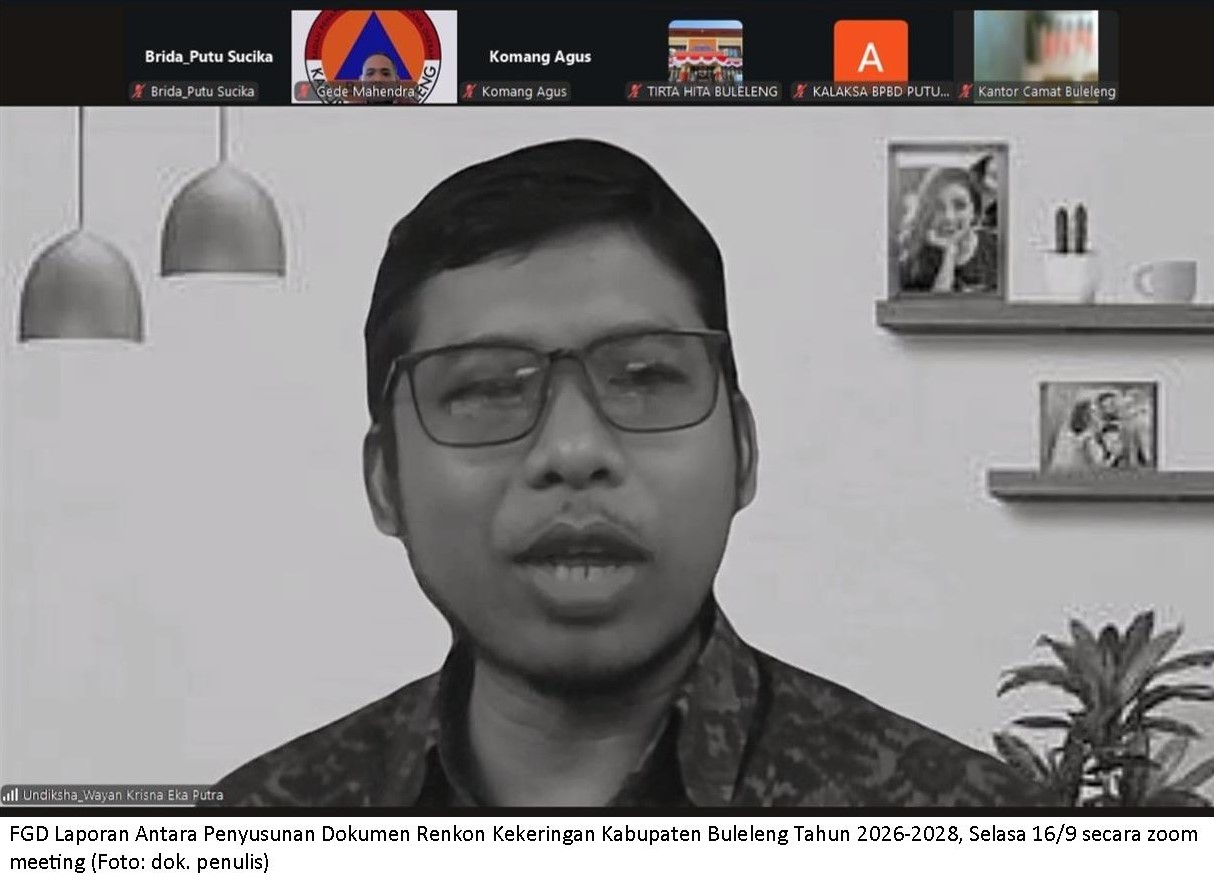 Asumsi 102.479 Jiwa Terdampak, BPBD Buleleng Susun Renkon Kekeringan 2026 - 2028