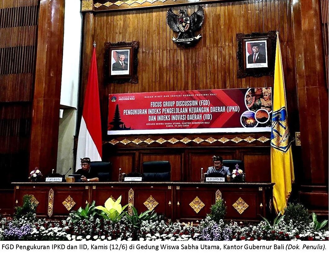 Perkuat Inovasi Pemerintahan, Brida Bali Ukur IID dan IPKD
