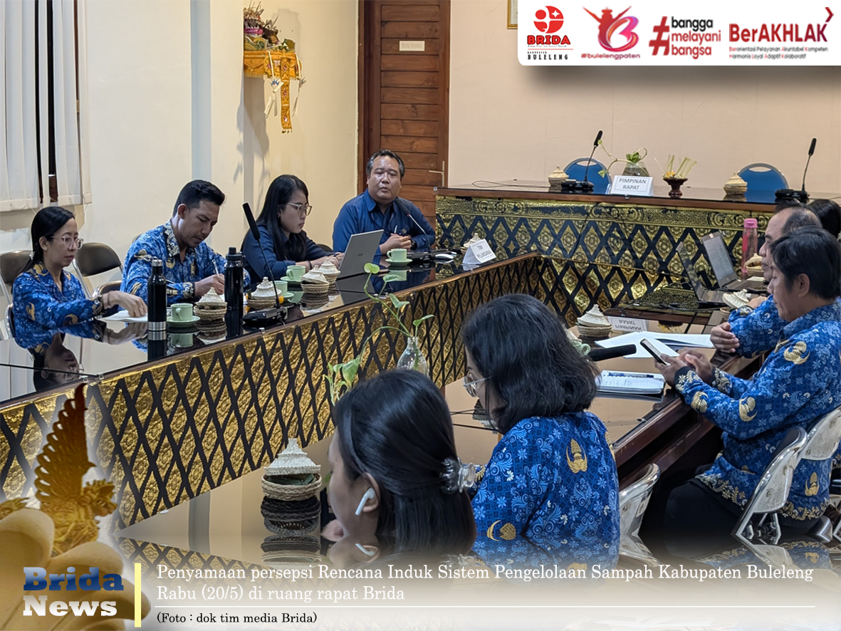 Brida Samakan Persepsi Rencana Induk Sistem Pengelolaan Sampah Buleleng