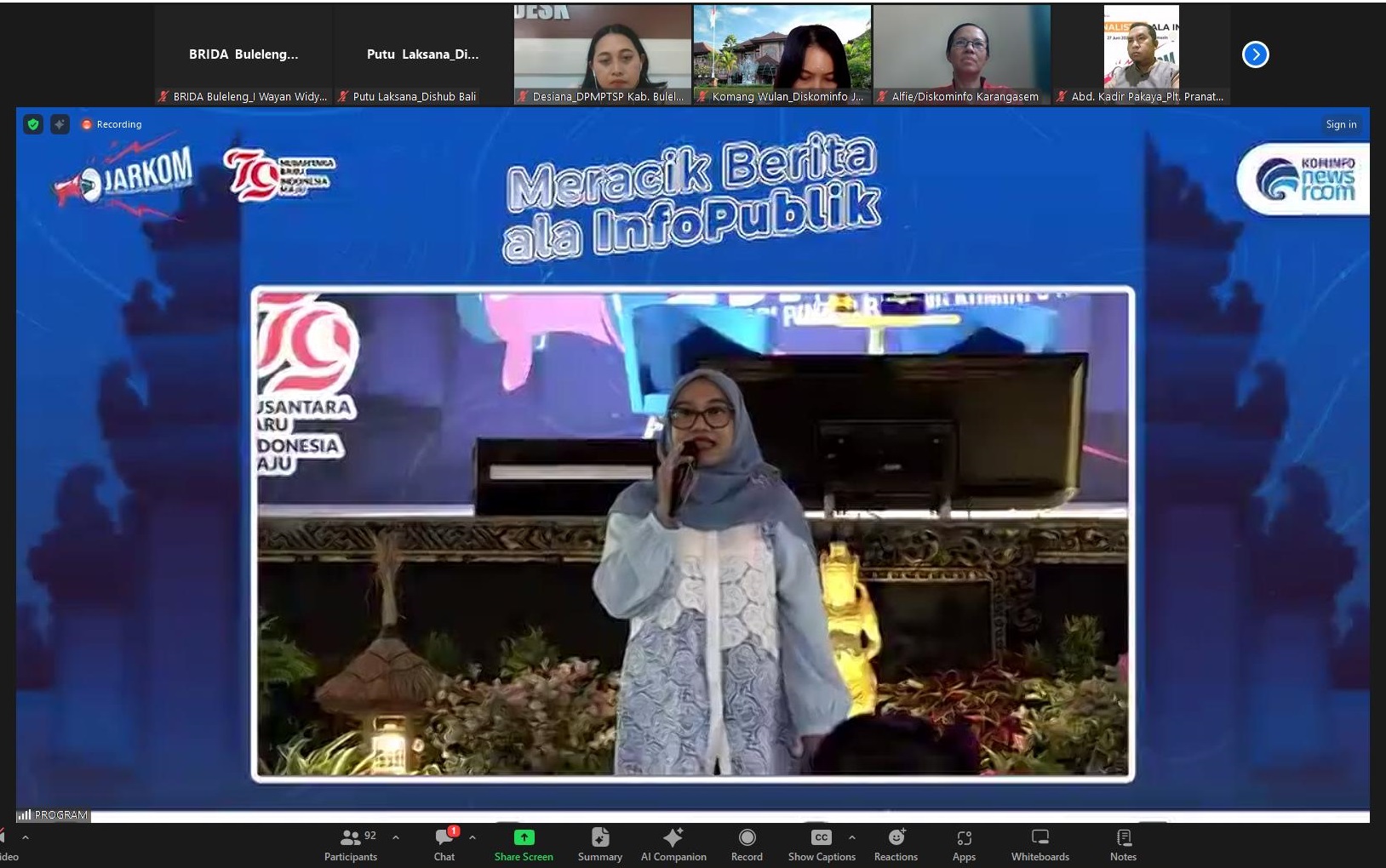 Pintar Jurnalistik Bareng Kominfo Newsroom