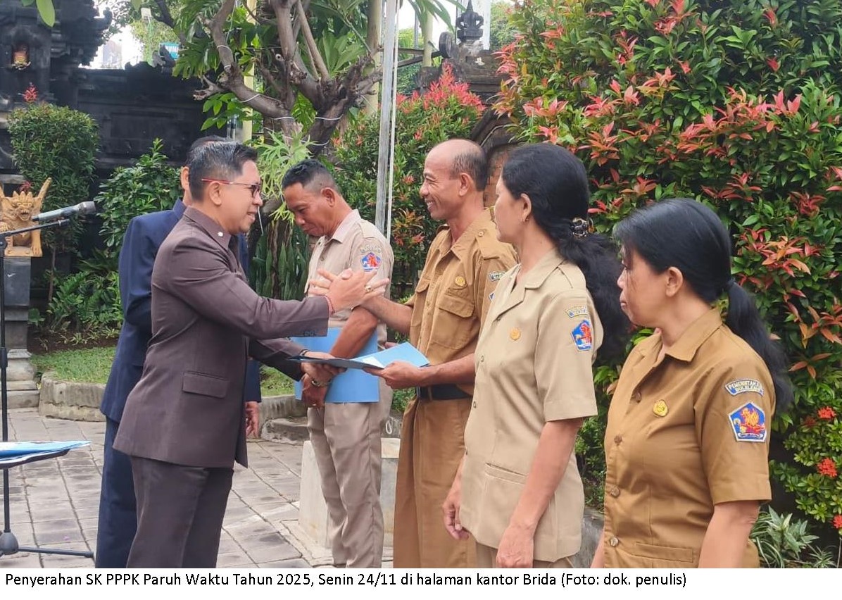 Empat Tenaga Non-ASN Brida Buleleng Resmi Diangkat Menjadi PPPK
