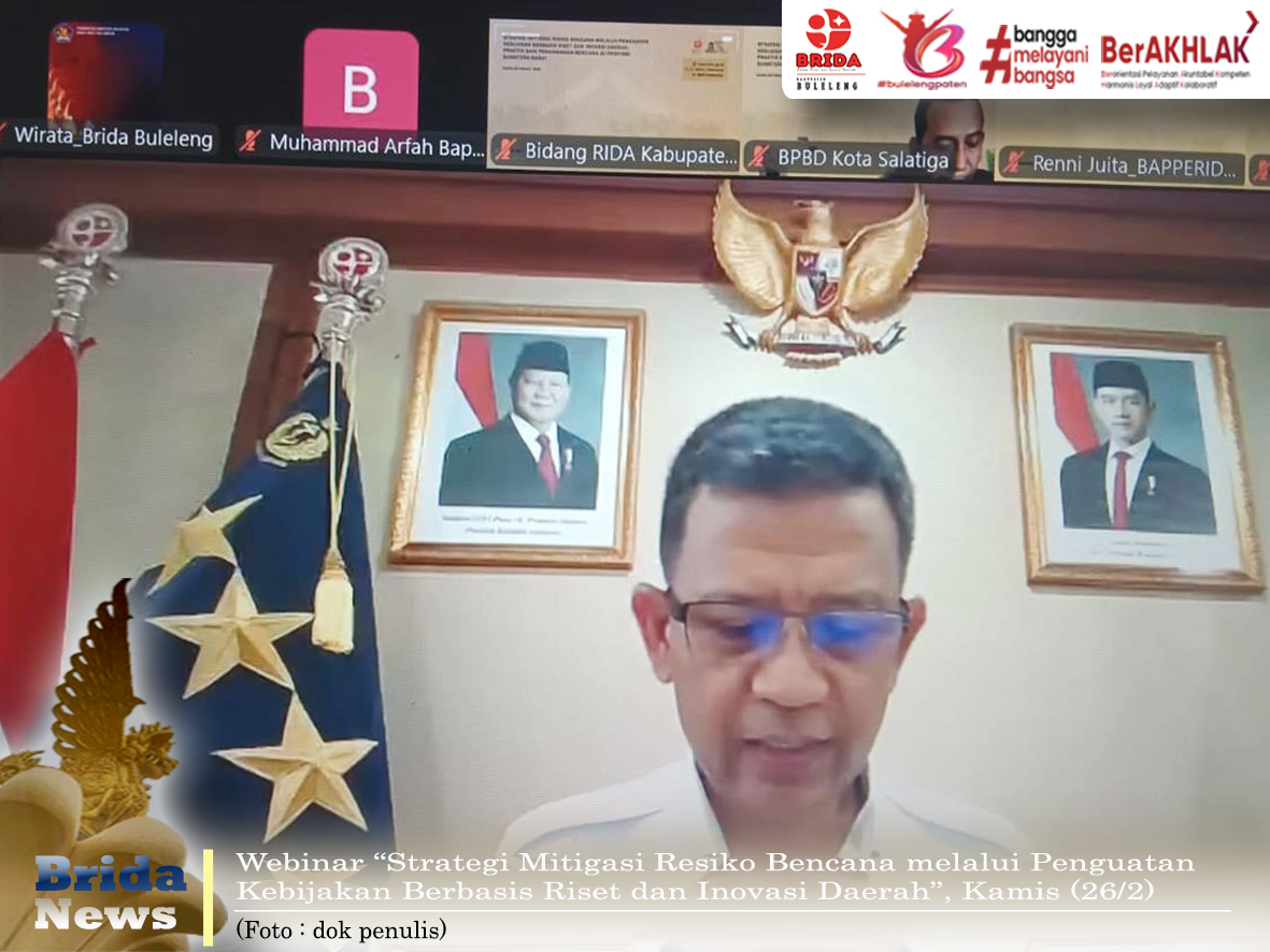 Strategi Mitigasi Resiko Bencana Butuh Sinergi Pemerintah Pusat, Daerah dan Masyarakat