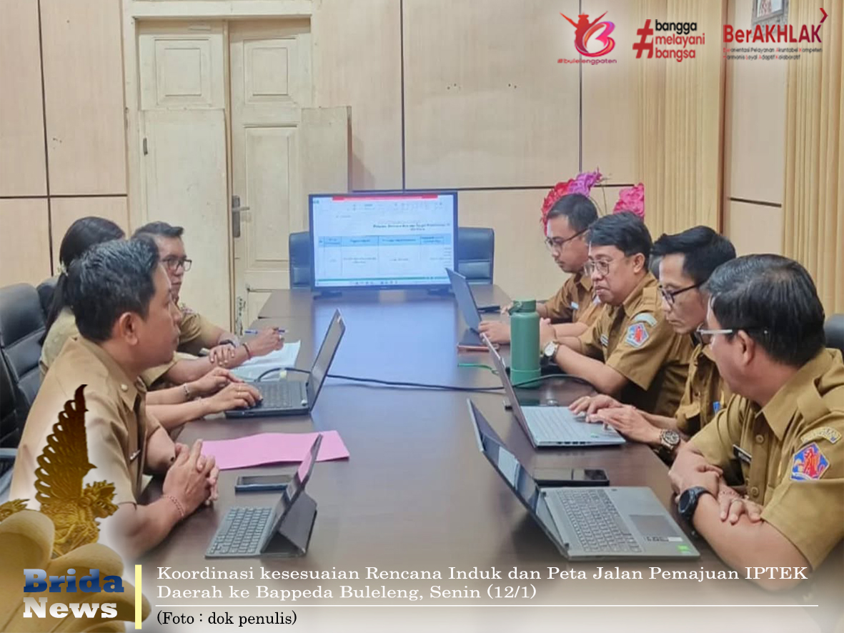 Brida Koordinasikan Kesesuaian Rencana Induk dan Peta Jalan Pemajuan IPTEK Daerah