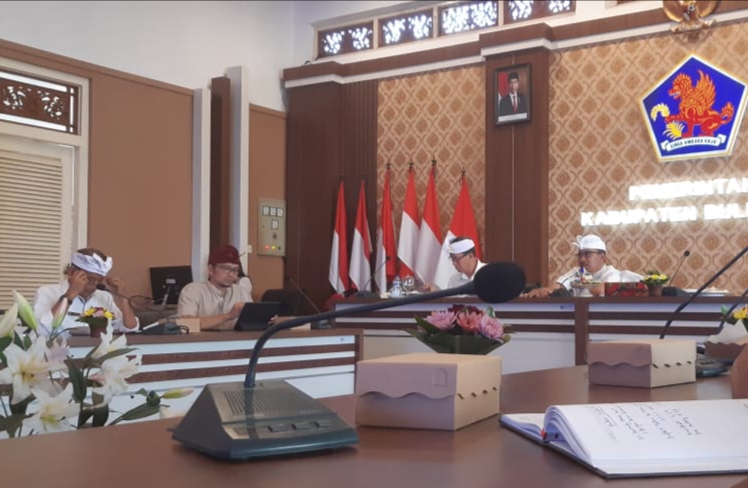 Pembahasan Rancangan Undang-Undang Republik Indonesia tentang Kabupaten Buleleng di Provinsi Bali