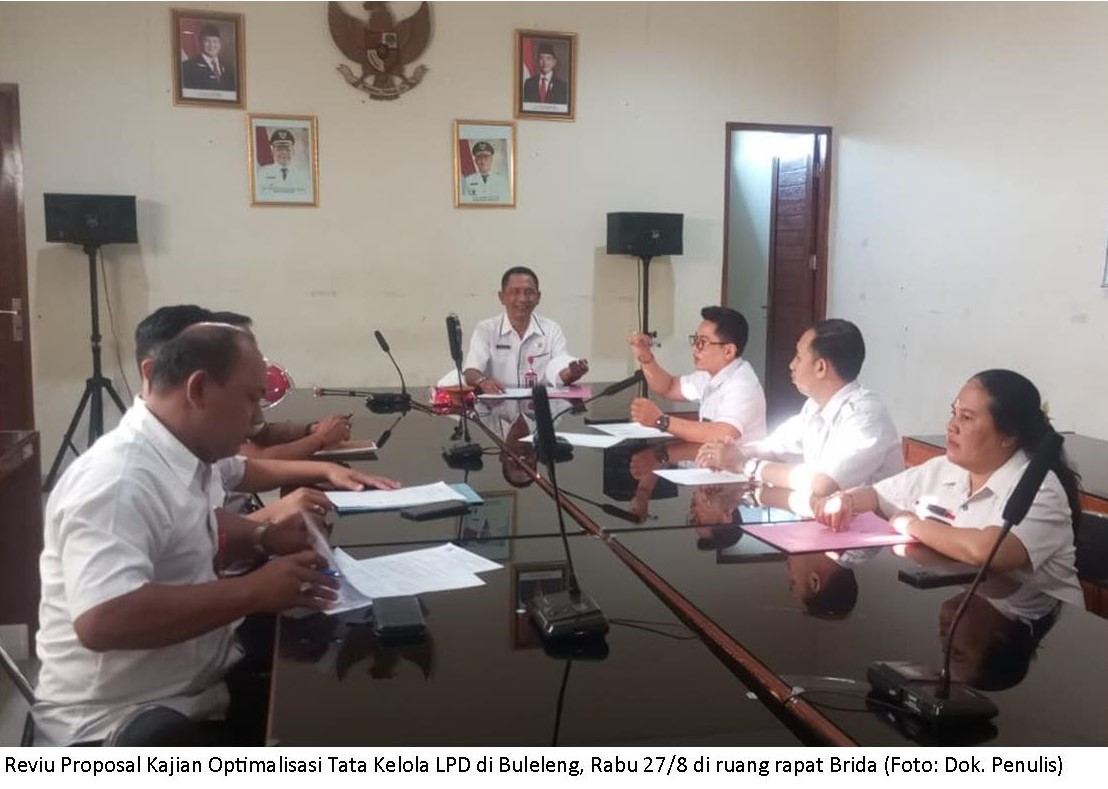 Brida Reviu Proposal Kajian Optimalisasi Tata Kelola LPD di Buleleng