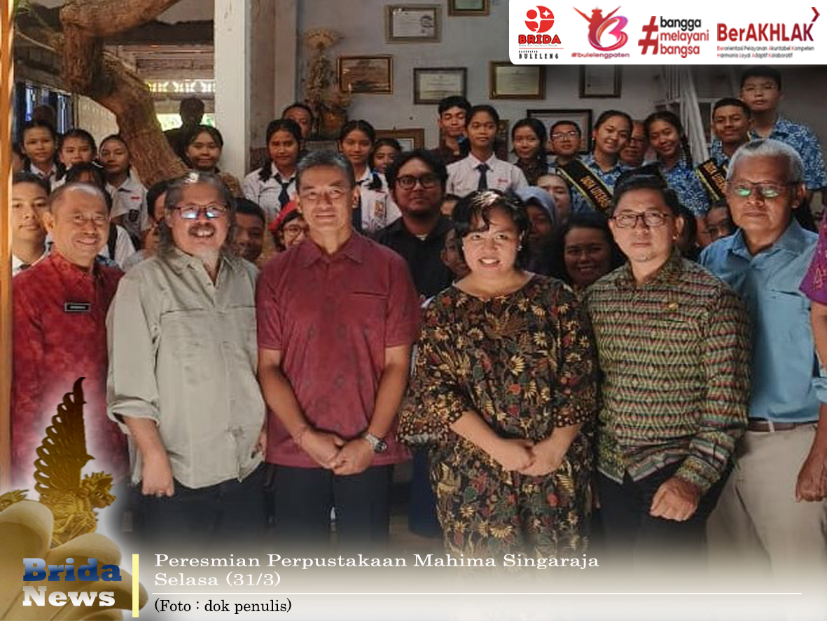 Buleleng Resmikan Mahima Wabup Supriatna Beri Pesan Generasi Muda
