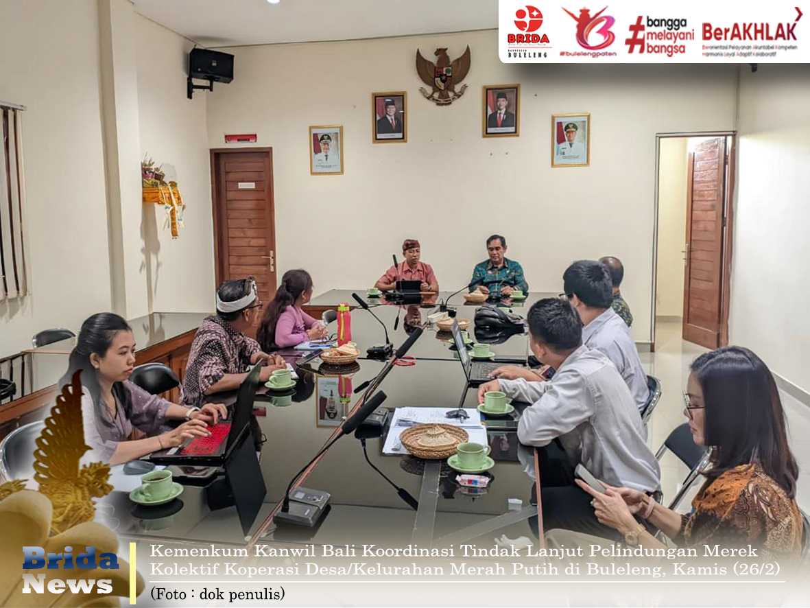 Dorong Perlindungan Hukum dan Daya Saing, Tim KI Kementerian Hukum Provinsi Bali Kunjungi Buleleng