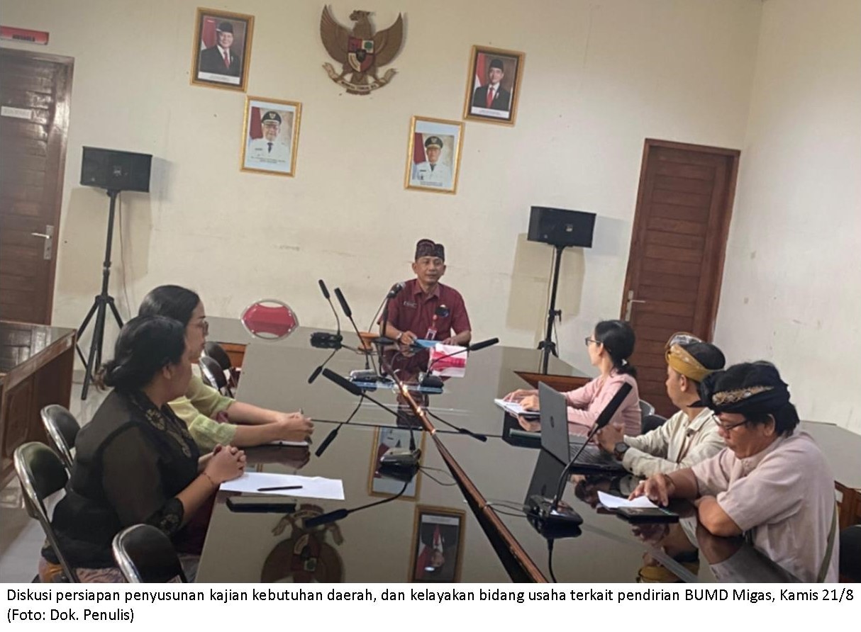 Brida Buleleng Susun Naskah Akademik Pendirian BUMD Migas