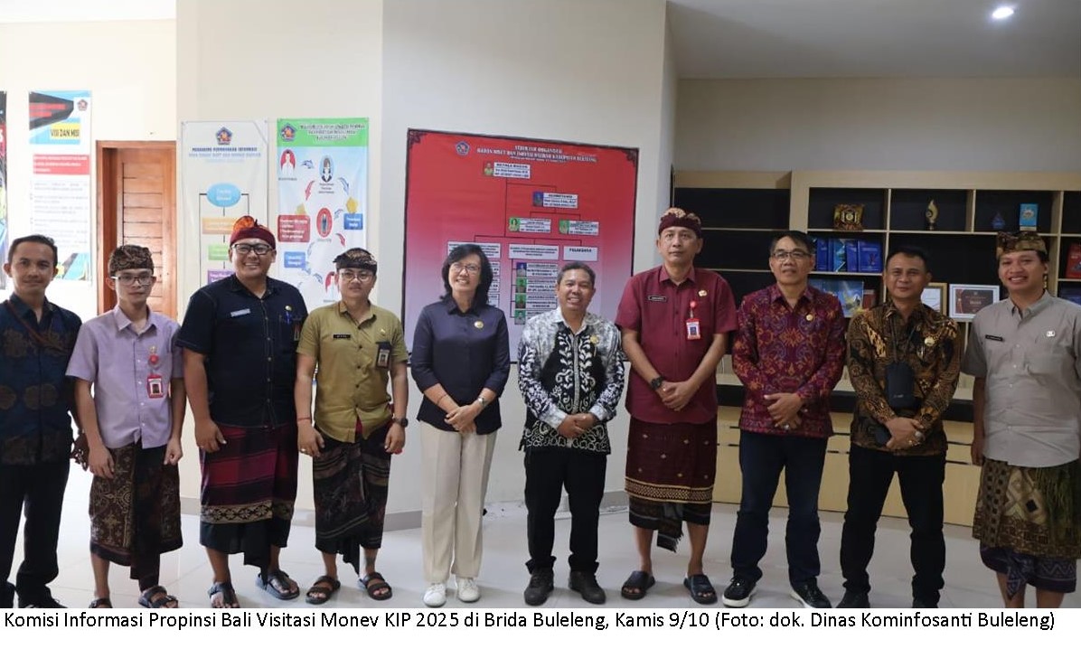 Monev KIP 2025 Brida Buleleng Sangat Terbuka Dengan Skor 97