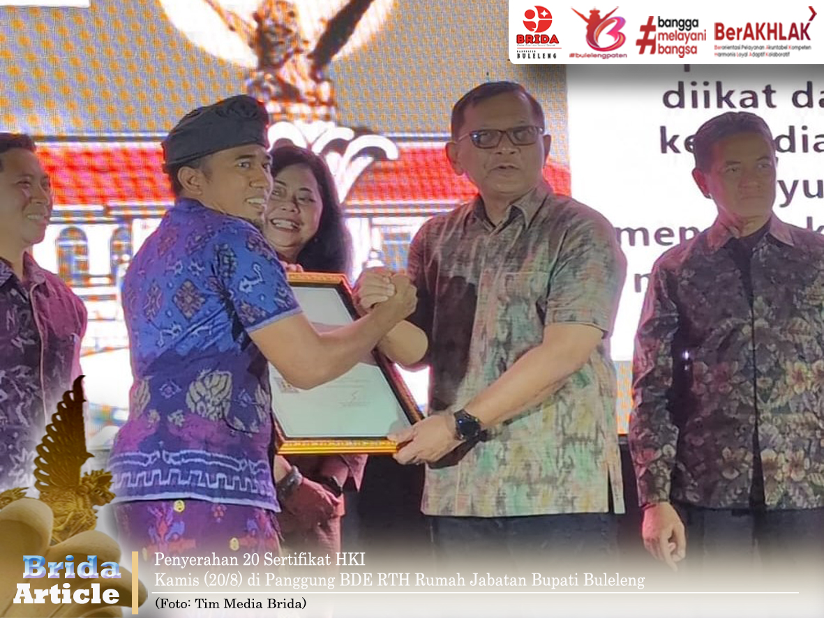 20 Karya dan Budaya Buleleng Resmi Terlindungi HKI di Bulfest 2026