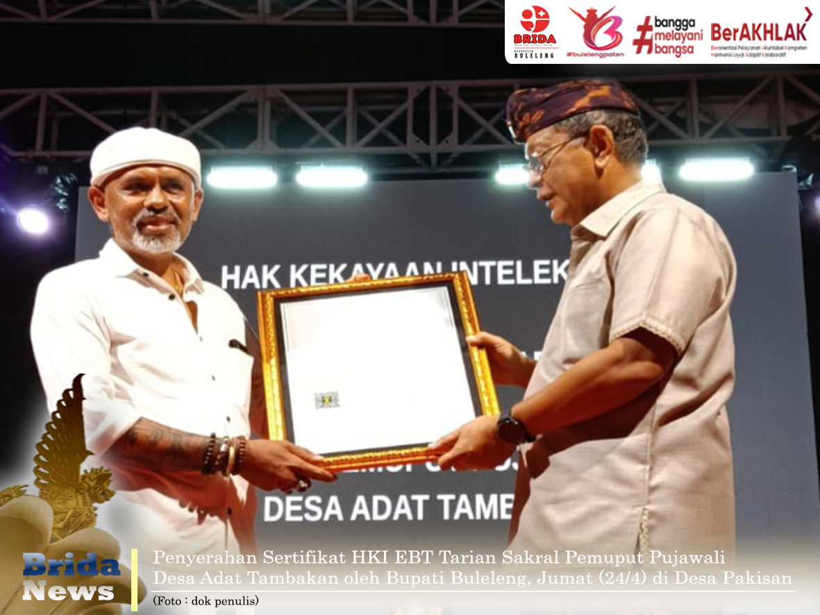 Kusuma Festival Kubutambahan Dibuka Sertifikat EBT Diserahkan