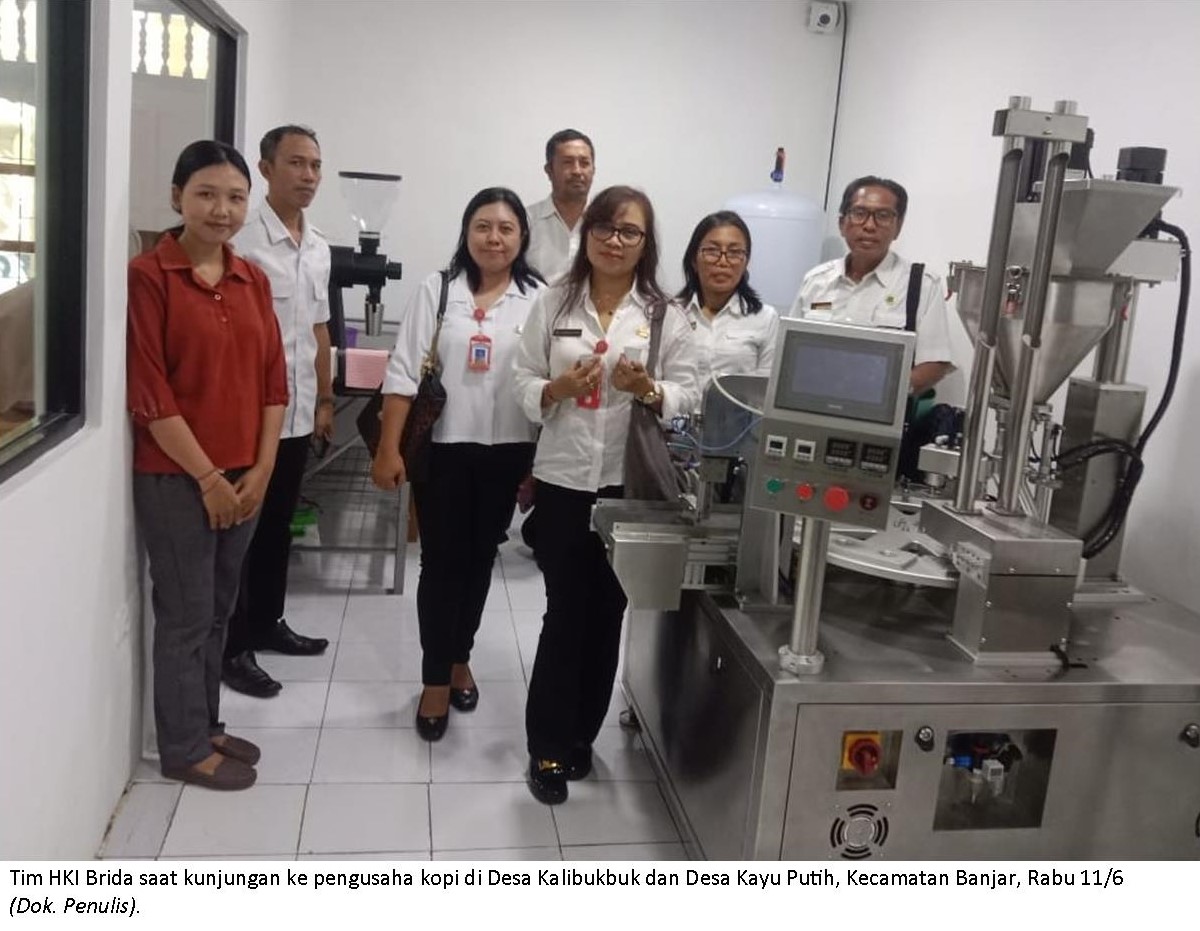 Tim Brida Fasilitasi Pengusaha Kopi Di Buleleng Daftar HKI