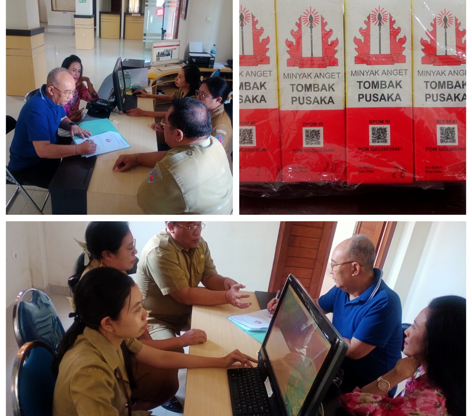 Tombak Pusaka Tanda Tangan Berkas Pendaftaran HKI
