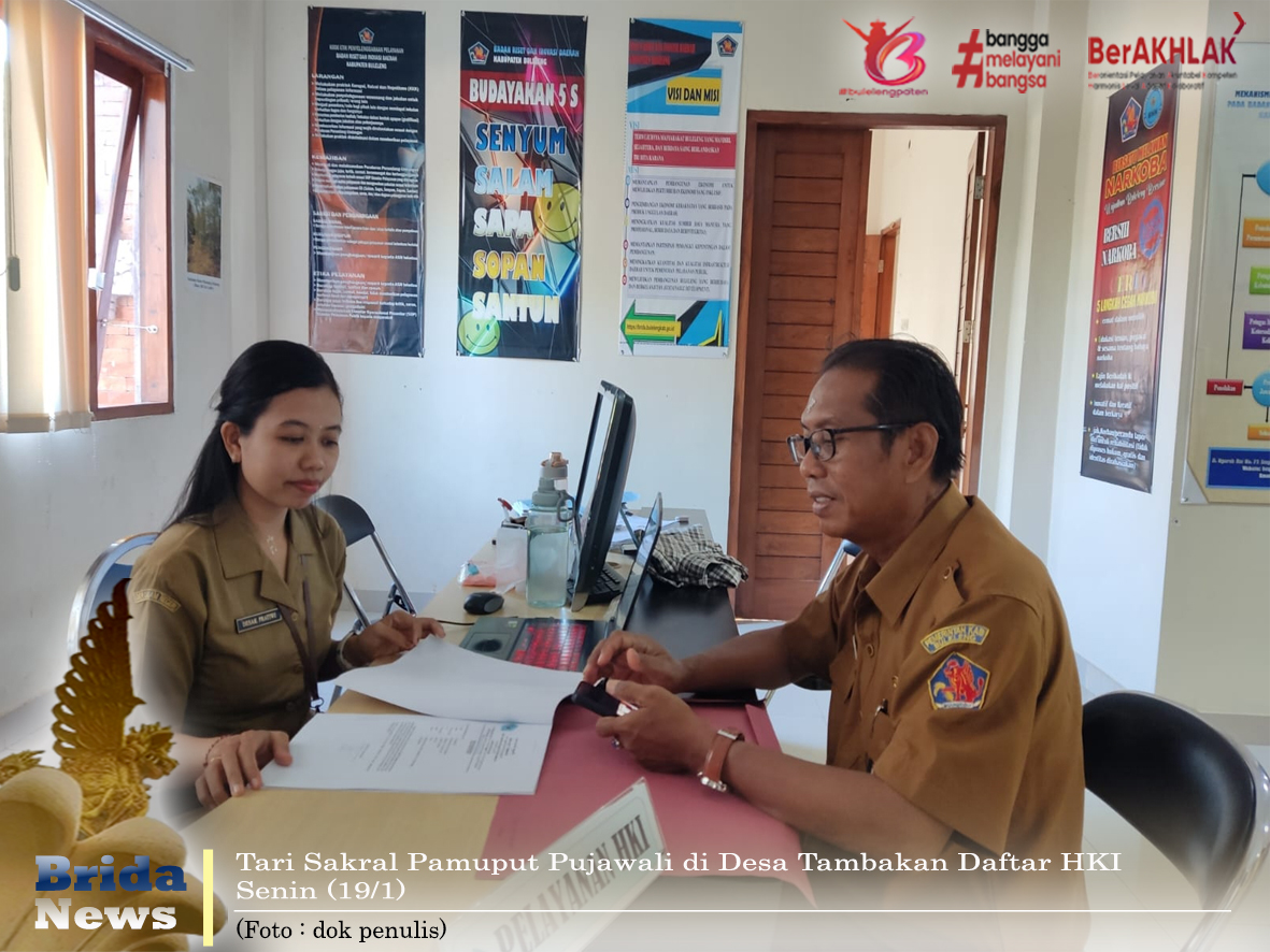 Tarian Sakral di Desa Tambakan Resmi Daftar HKI