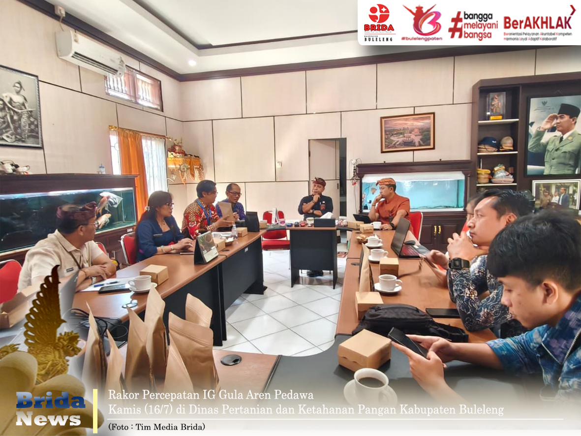 Brida Buleleng Percepat Perlindungan IG Gula Aren Pedawa