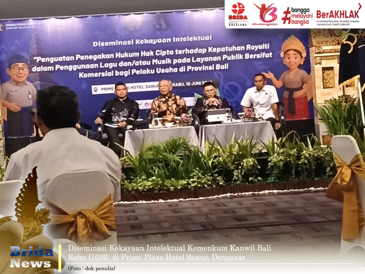 Tingkatkan Pemahaman, Kemenkum Bali Diseminasikan Hak Cipta