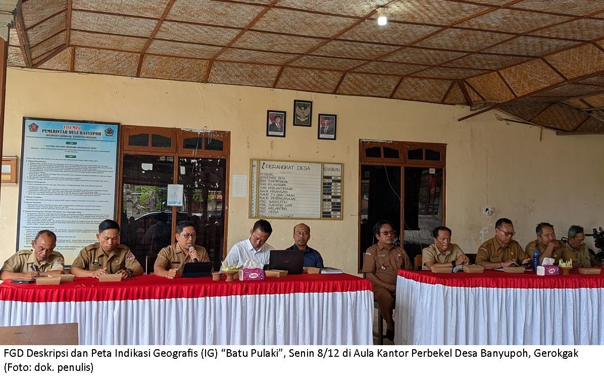 Brida FGD Pembahasan Deskripsi Indikasi Geografis Batu Pulaki