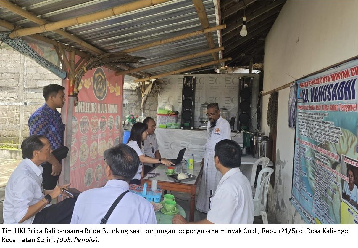 Pascaterbit HKI Tim Brida Kunjungi Keberlanjutan Usaha Minyak Cukli di Buleleng