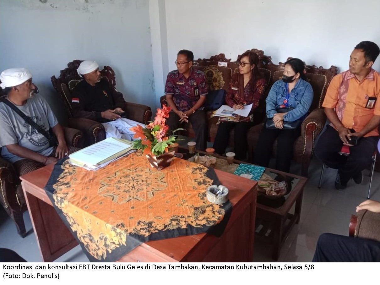 Brida Konsultasikan EBT ke Desa Tambakan