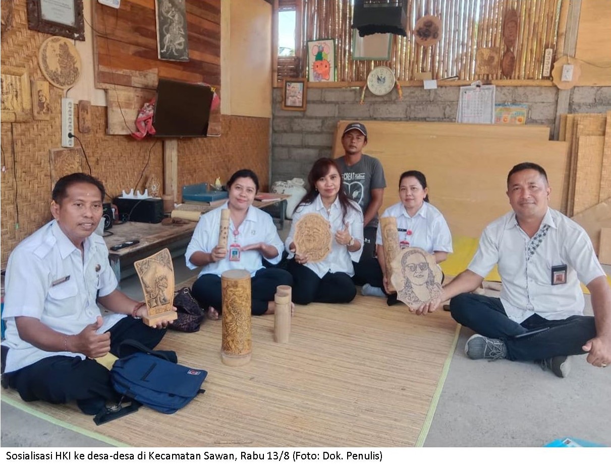 Tim HKI Brida Kunjungi Kecamatan Sawan Sosialisasi HKI