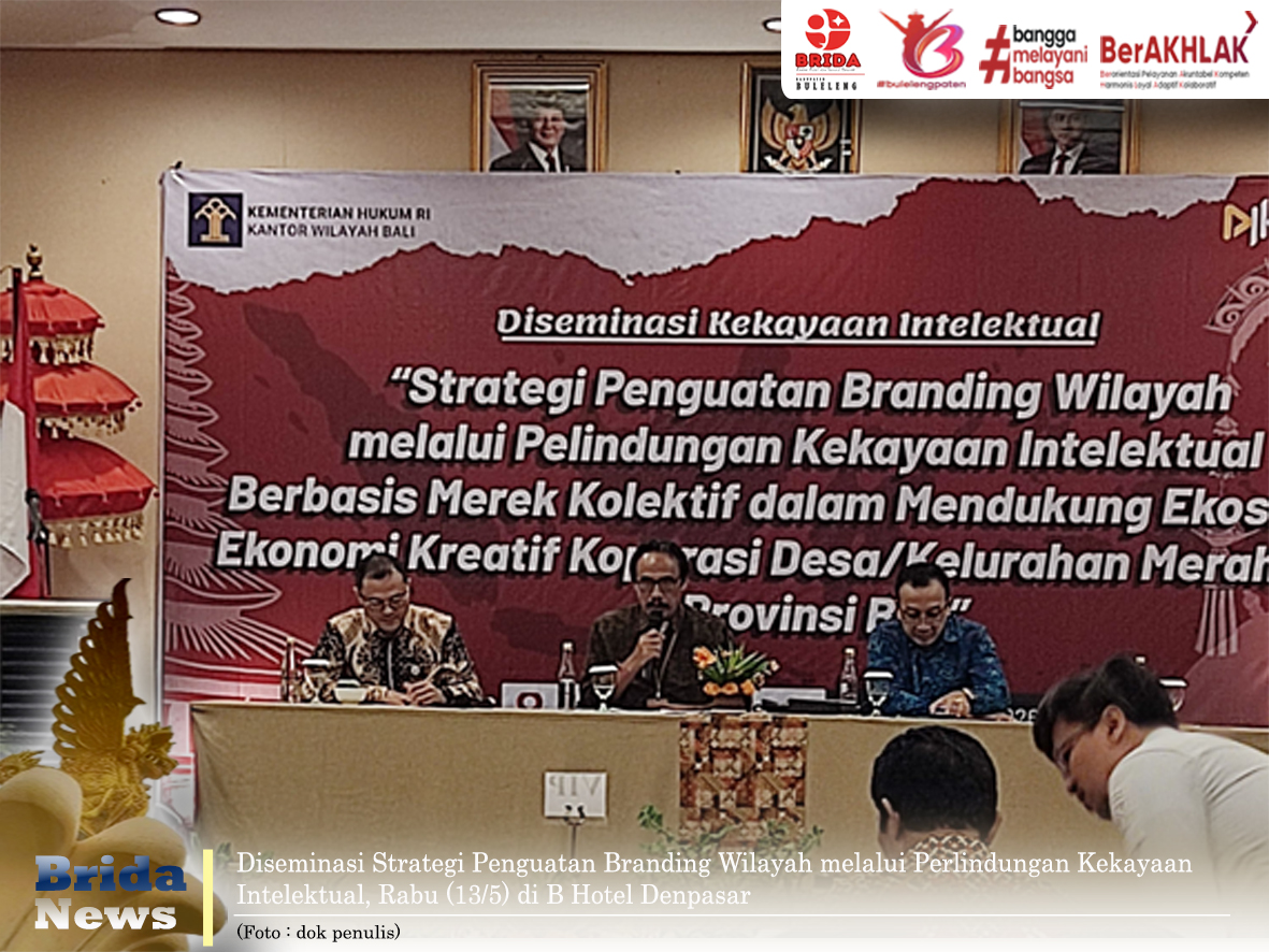 Lindungi Kekayaan Intelektual, Kemenkum Bali Diseminasikan Strategi Penguatan Branding Wilayah