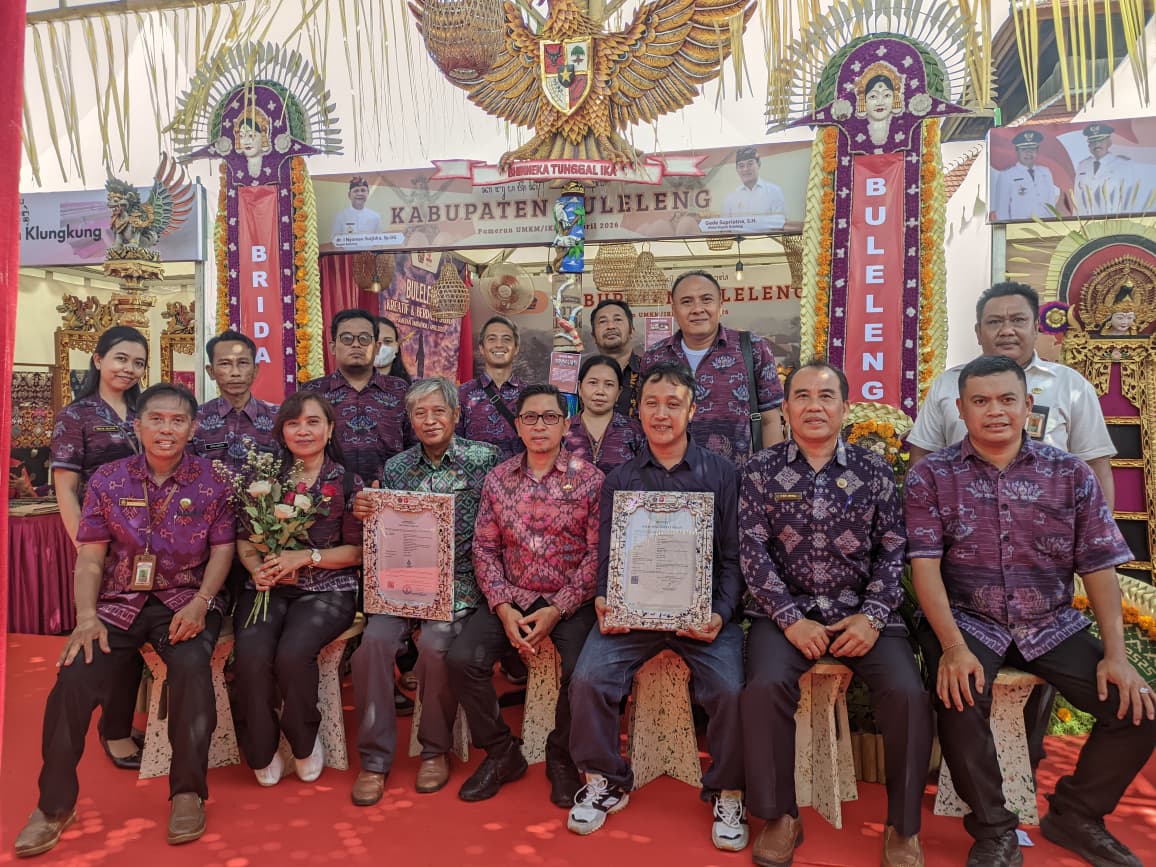 Pengolah Daun Kelor Taksu Ajimoringa Terima Sertifikat HKI, 1 April 2026 di Balai Budaya Ida Dewa Agung Istri Kanya Klungkung