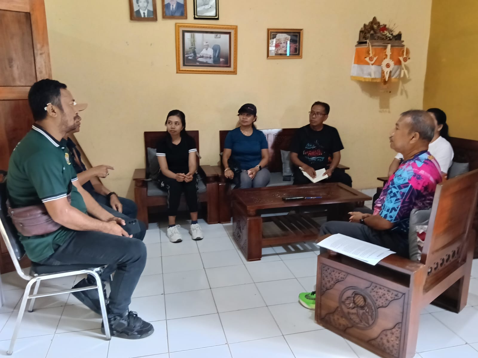 Tim HKI Brida Kunjungi Lokasi Tari Baris Bedug di Banyuning