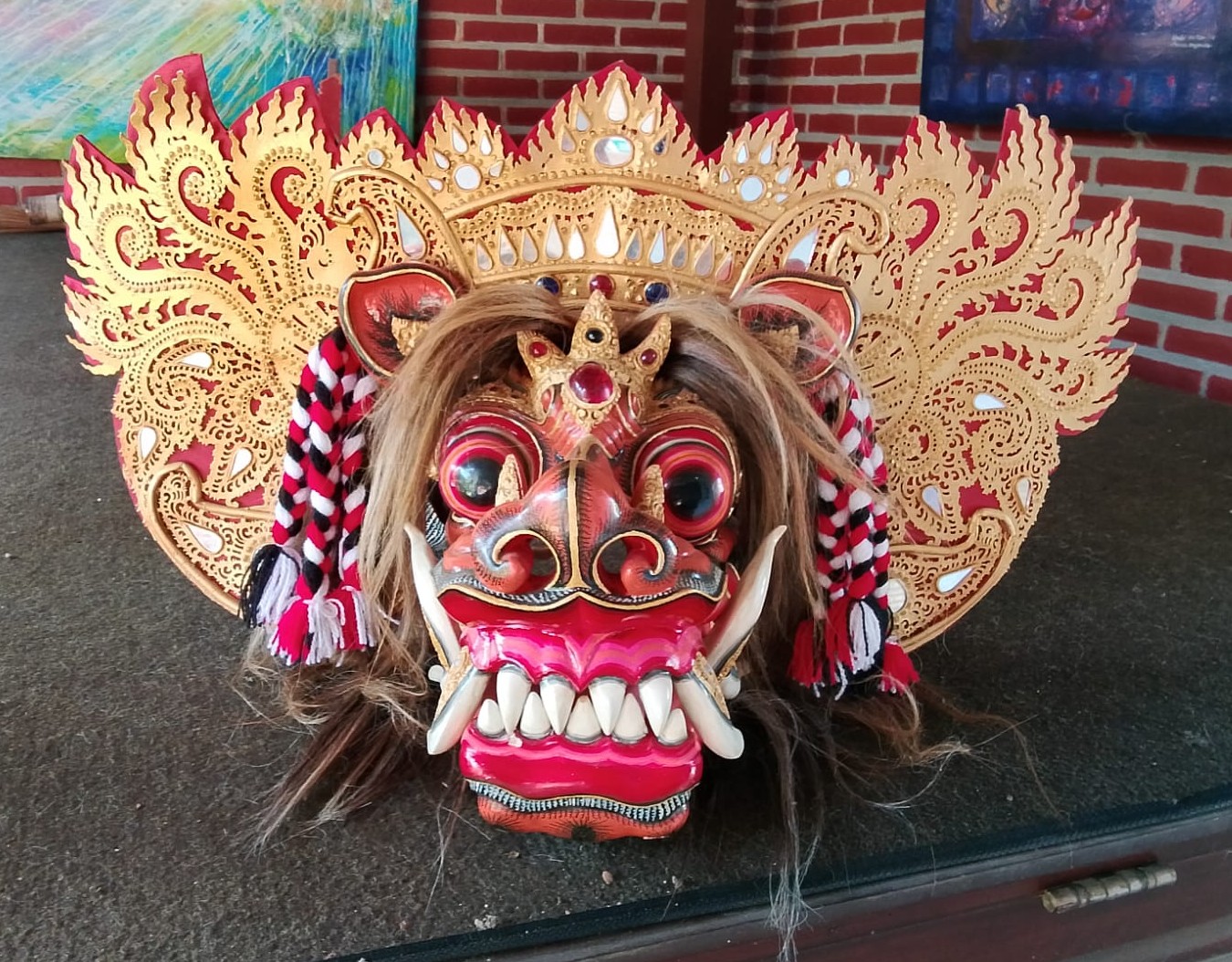 gambar Tapel Barong Singa Khas Buleleng